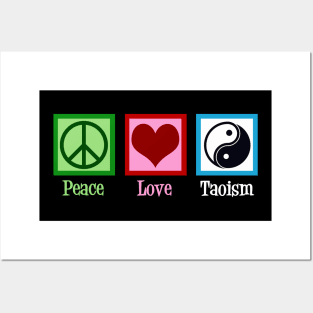 Peace Love Taoism Posters and Art